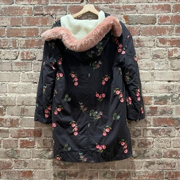 Kate Spade Embroidered Twill Coat Size Small - Picture 6 of 10